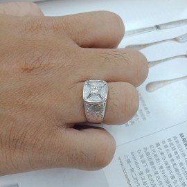 台中流當品拍賣 流當鑽石拍賣 38分 F色 K金 男鑽戒 特價出清 KS020
